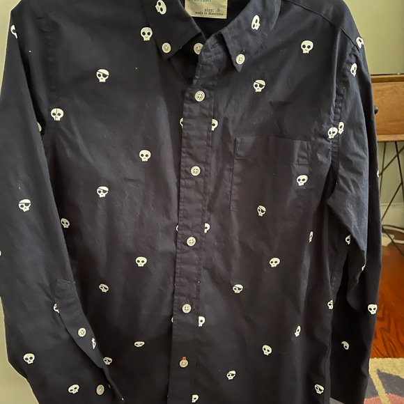 CrewCuts Skull button down shirt - Picture 2 of 4